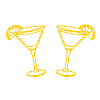 MaverickMitchell celebrate drink cheers orange Sticker