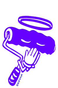 street art angel Sticker