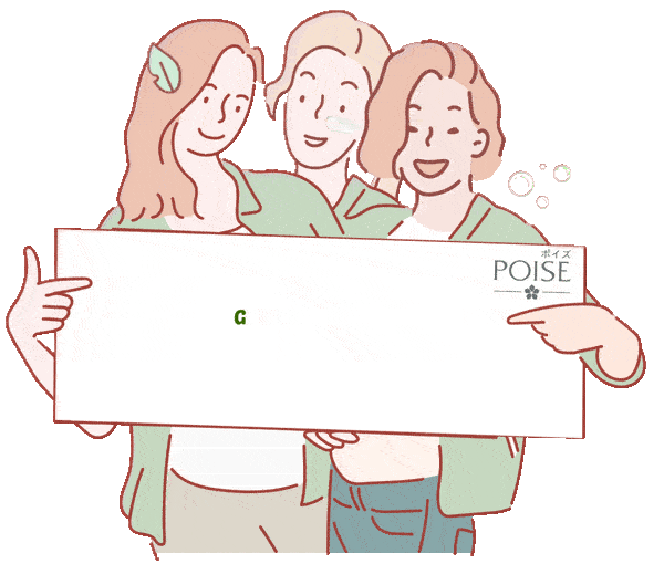 POISEluminous giphyupload girls friendship jerawat Sticker