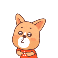 Happy Dog Sticker by ShopeeTH