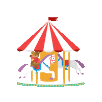HamleysCZ carousel hamleys Sticker