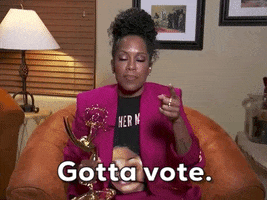 Voting Regina King GIF by Emmys