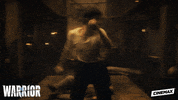 cinemax kick warrior dodge bruce lee GIF