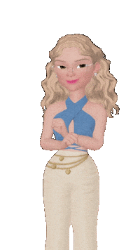 Cute Girl Sticker