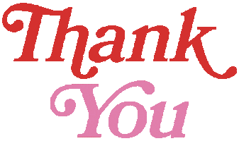thanks thank you Sticker by ban.do
