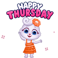 Happy Thursday Sticker by Lucas and Friends by RV AppStudios