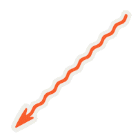 Arrows Jet Sticker by Just Eat Takeaway.com