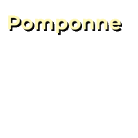Pomponne smile pomponne pomponnemakeup pomponne makes me smile Sticker