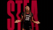 Steal Shrug GIF by Stanford Athletics