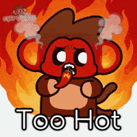 Fire Flaming GIF by Chimpers