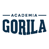 academia_gorila fight logo academia gorilla Sticker