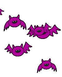 Bat Cave Halloween Sticker by The Squibbles