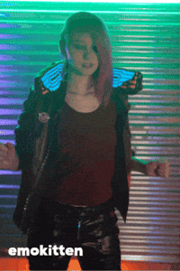 V Cosplay GIF
