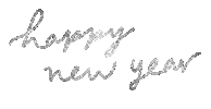 Happy New Year Glitter Sticker