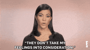 Keeping Up With The Kardashians Feelings GIF by E!
