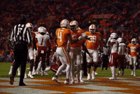 Football Celebration GIF by Tennessee Athletics