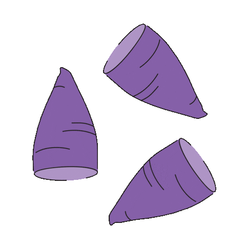 Shaved Ice Taro Sticker by KAKIYUKI