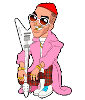sfera ebbasta rockstar Sticker