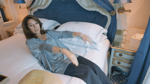 Channel5UK giphyupload tired monday bed GIF