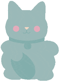 Cat Good Luck Sticker by Iris Tattoo