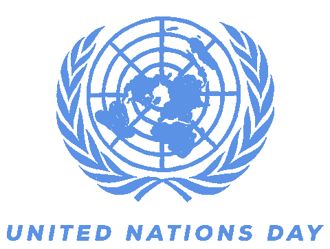 United Nations Peace Sticker by GIF Greeting Cards