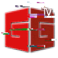 Glitch Gglogo Sticker by GG.MK
