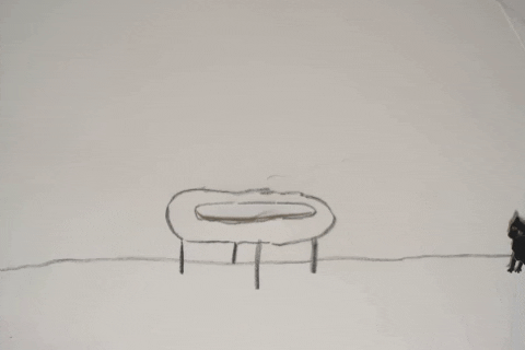 elizabethbisbing giphygifmaker trampoline elizabethbisbing 2dstopmotion GIF