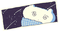 Sleepy Night Sticker by Forest Movie Festival