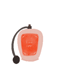Pink Love Sticker by Elise Miguel