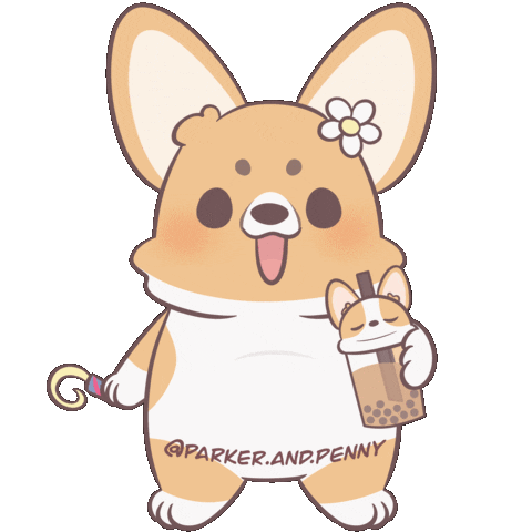 Dog Confetti Sticker