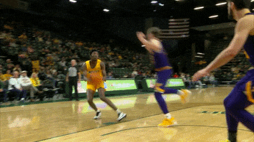Basketball Dunk GIF by NDSU Athletics
