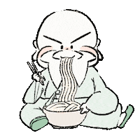 Hungry Noodles Sticker