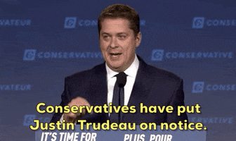 canada election montreal andrew scheer GIF