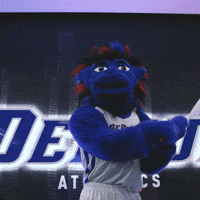DePaulBlueDemons flags depaul dibs bluedemons GIF