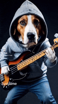Dog Punk GIF by systaime