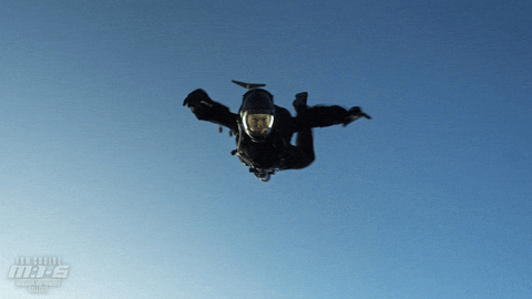 Freefalling Paramount Pictures GIF by Mission: Impossible