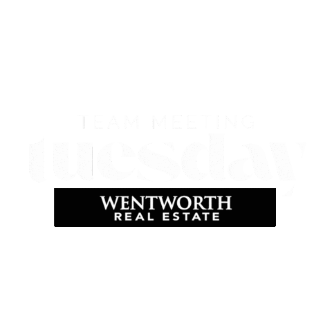 Realestate Tuesday Sticker by WentworthRealEstate