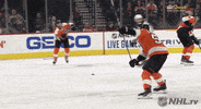 Shayne Gostisbehere Ghost Bear GIF by Philadelphia Flyers