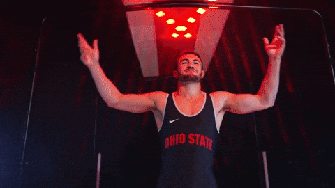 Ohio State Wrestling GIF by Ohio State Athletics