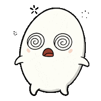 Stand Up Egg Sticker