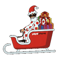 Santa Claus Christmas Sticker by Pepephone