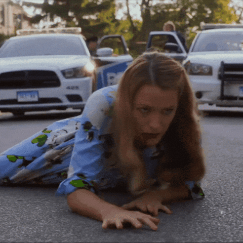 Run Away Get Me Out GIF by Blake Lively Fan