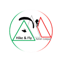 HikeFlyItalia paragliding paraglide hikefly hikeandflyitalianleague Sticker