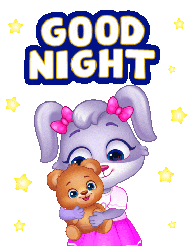 Tired Good Night Sticker by Lucas and Friends by RV AppStudios