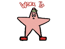 Potluck spongebob patrick werk workit Sticker