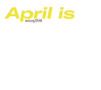 Sexual Assault April Sticker by National Sexual Violence Resource Center