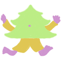 Happy Christmas Dog Sticker
