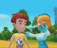 Happy Love Island GIF by My Time At Portia