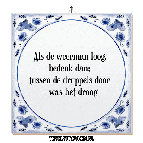 Humor Wijsheid Sticker by Tegelspreuken.nl