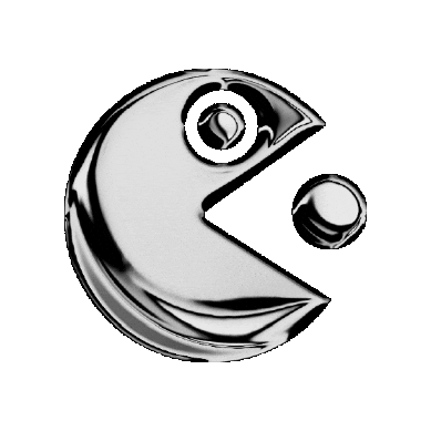 Pac Man Art Sticker